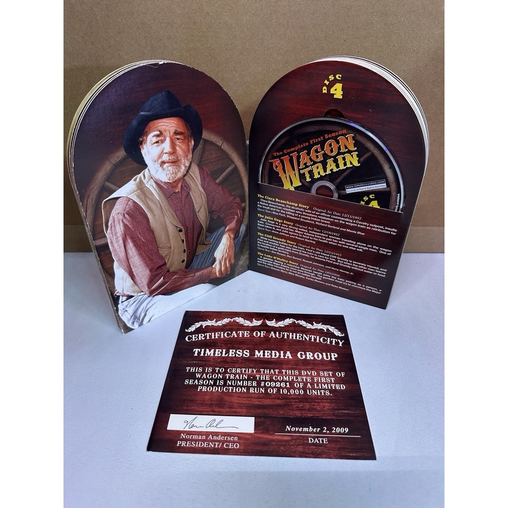 Wagon Train: The Complete First Season DVD Tin Special Limited Edition 10 Disc - Picture 2 of 3